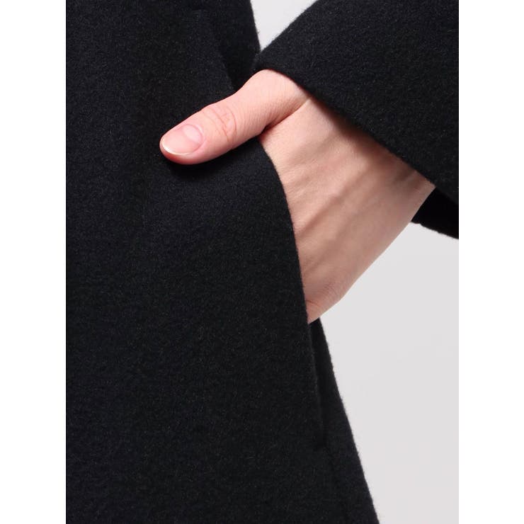 ショートビーバーウールロングコート | RESEXXY | 詳細画像25 