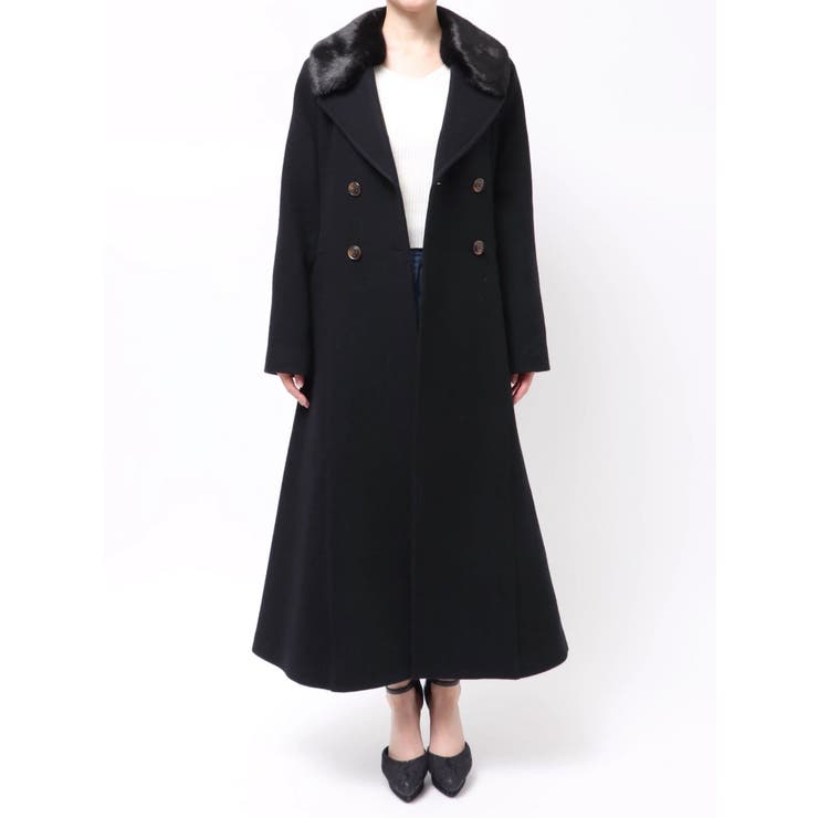 ショートビーバーウールロングコート | RESEXXY | 詳細画像31 