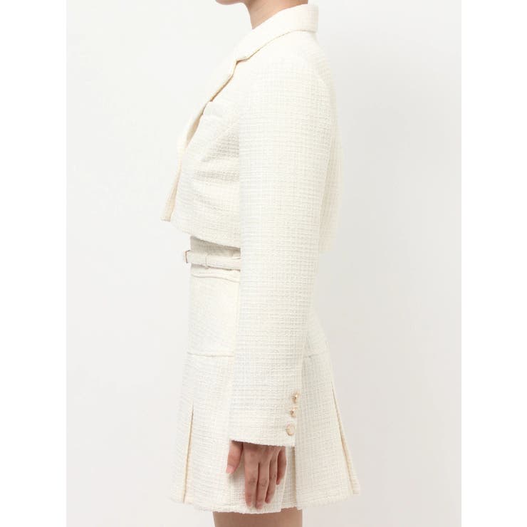 ツイードクロップドジャケット【セットアップ着用可能】 | RESEXXY | 詳細画像20 