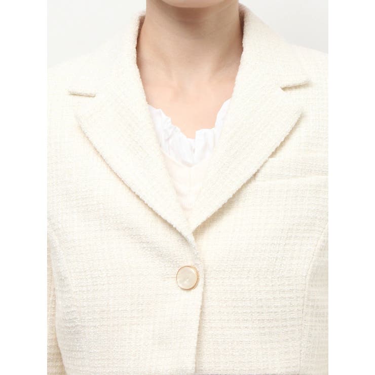 ツイードクロップドジャケット【セットアップ着用可能】 | RESEXXY | 詳細画像22 