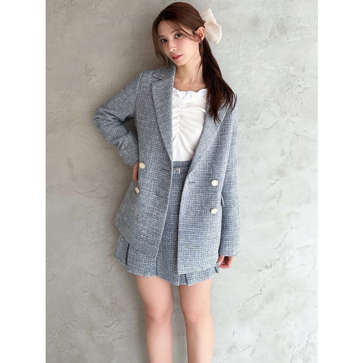 ツイードミディジャケット【セットアップ着用可能】 | RESEXXY | 詳細画像13 