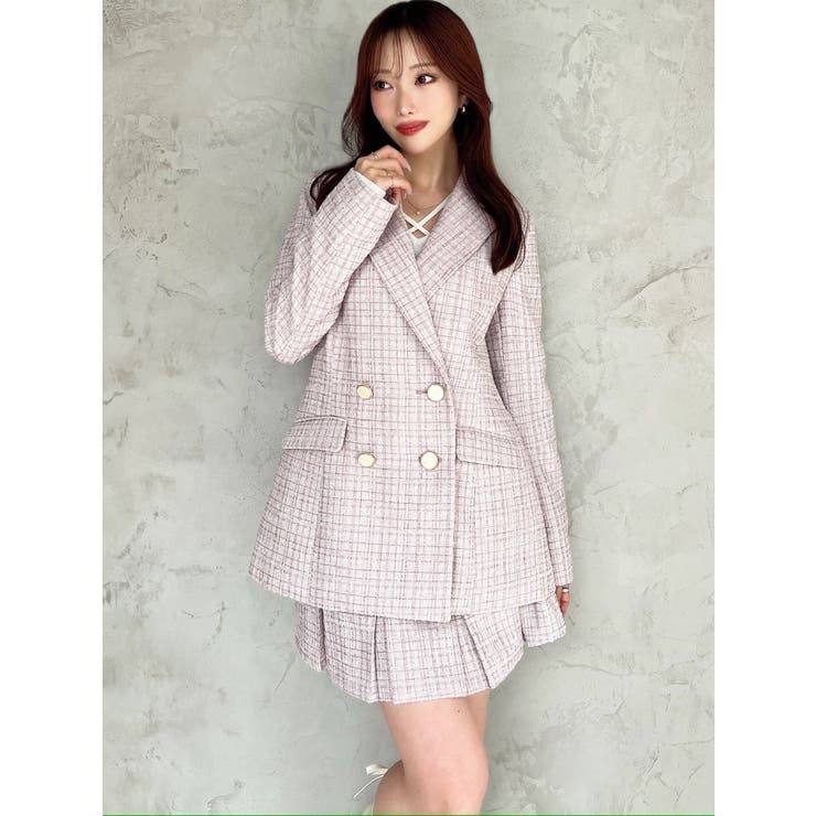 ツイードミディジャケット【セットアップ着用可能】 | RESEXXY | 詳細画像2 