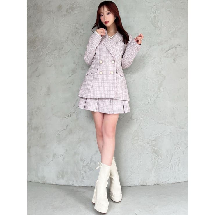 ツイードミディジャケット【セットアップ着用可能】 | RESEXXY | 詳細画像5 