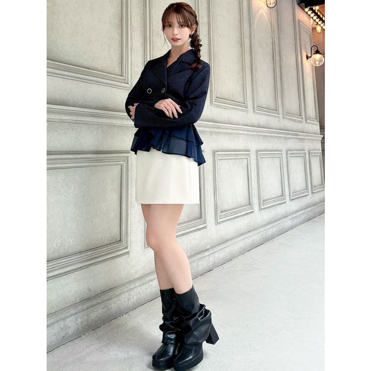 ドッキングフリルミディジャケット | RESEXXY | 詳細画像12 