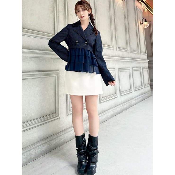 ドッキングフリルミディジャケット | RESEXXY | 詳細画像13 