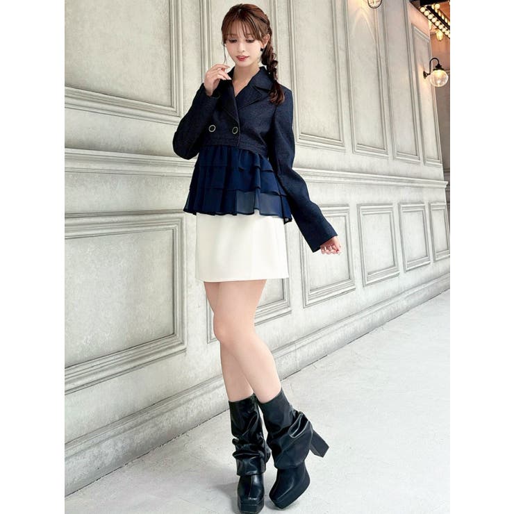 ドッキングフリルミディジャケット | RESEXXY | 詳細画像14 