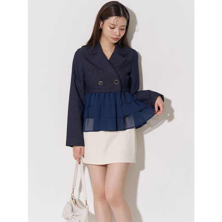 ドッキングフリルミディジャケット | RESEXXY | 詳細画像15 