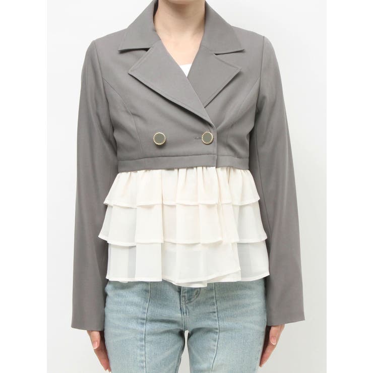 ドッキングフリルミディジャケット | RESEXXY | 詳細画像17 