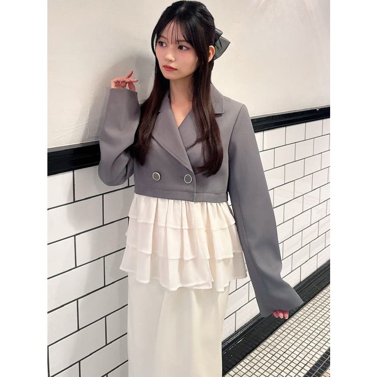 ドッキングフリルミディジャケット | RESEXXY | 詳細画像7 