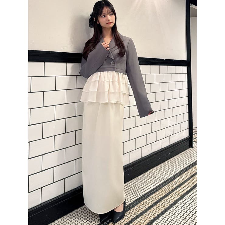 ドッキングフリルミディジャケット | RESEXXY | 詳細画像8 