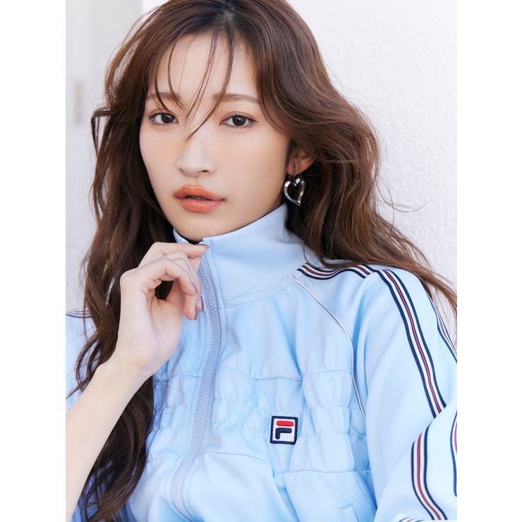 ブルー | 【FILA】シャーリングポイントジャージ | RESEXXY