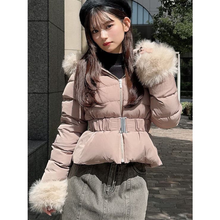 ベージュ | 【追加生産分】ショートダウンジャケット | RESEXXY