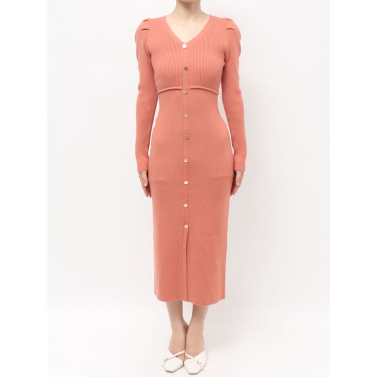 ゴールドボタンタイトニットワンピース | RESEXXY | 詳細画像25 