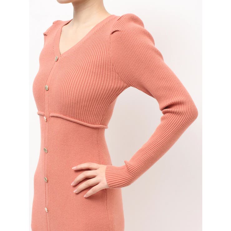 ゴールドボタンタイトニットワンピース | RESEXXY | 詳細画像29 