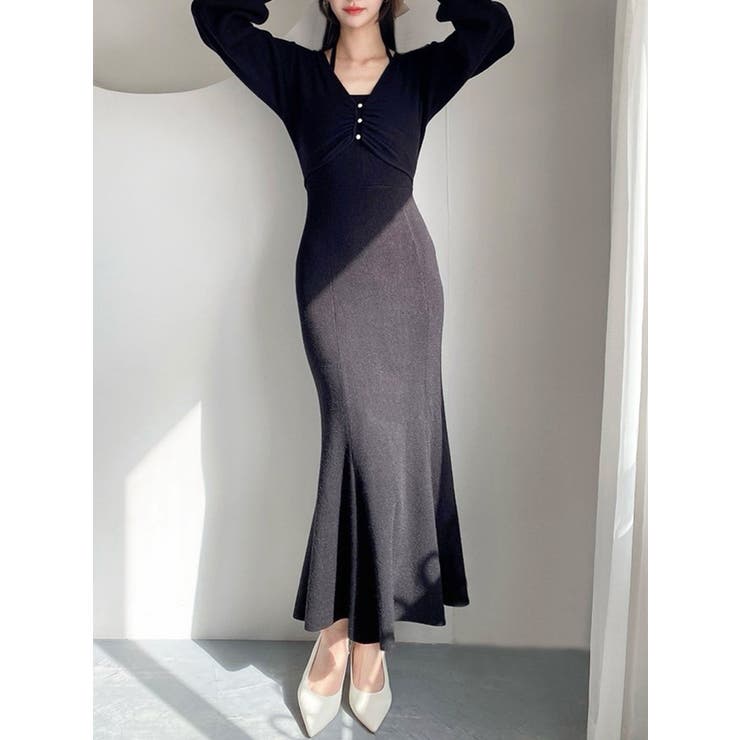 レイヤードマーメイドニットワンピース | RESEXXY | 詳細画像18 