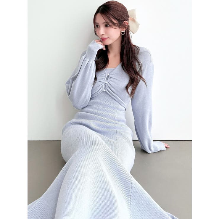 レイヤードマーメイドニットワンピース | RESEXXY | 詳細画像2 