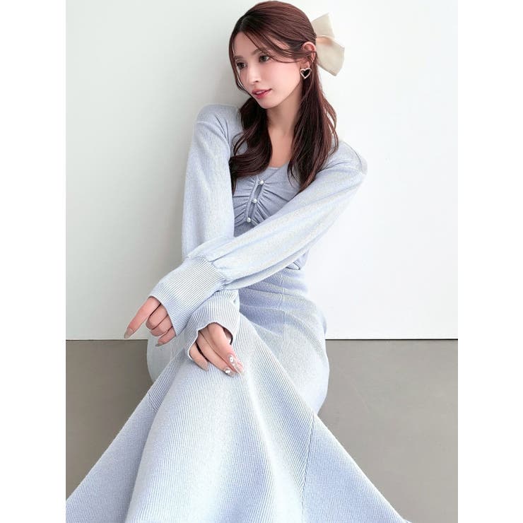 レイヤードマーメイドニットワンピース | RESEXXY | 詳細画像3 