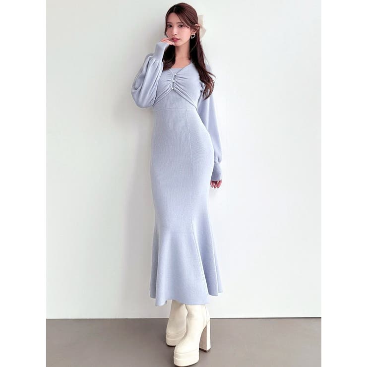 レイヤードマーメイドニットワンピース | RESEXXY | 詳細画像5 