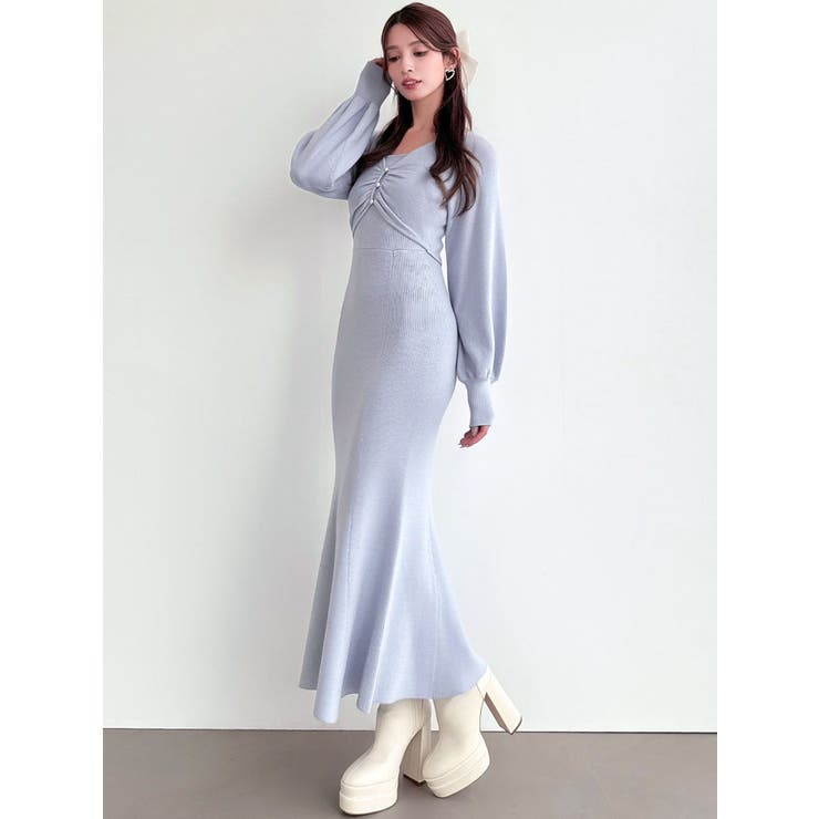 レイヤードマーメイドニットワンピース | RESEXXY | 詳細画像6 