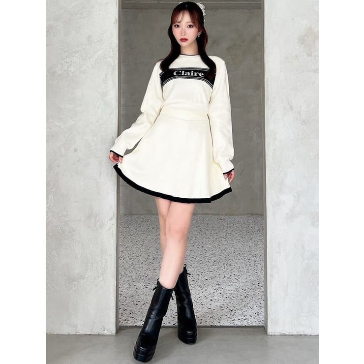 バイカラージャガードニットセットアップ | RESEXXY | 詳細画像13 