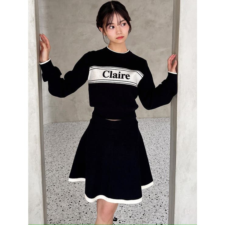 バイカラージャガードニットセットアップ | RESEXXY | 詳細画像7 