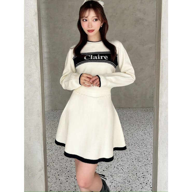 バイカラージャガードニットセットアップ | RESEXXY | 詳細画像9 