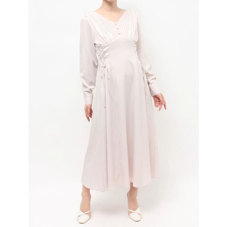 バイカラーピンタックフレアワンピース | RESEXXY | 詳細画像28 