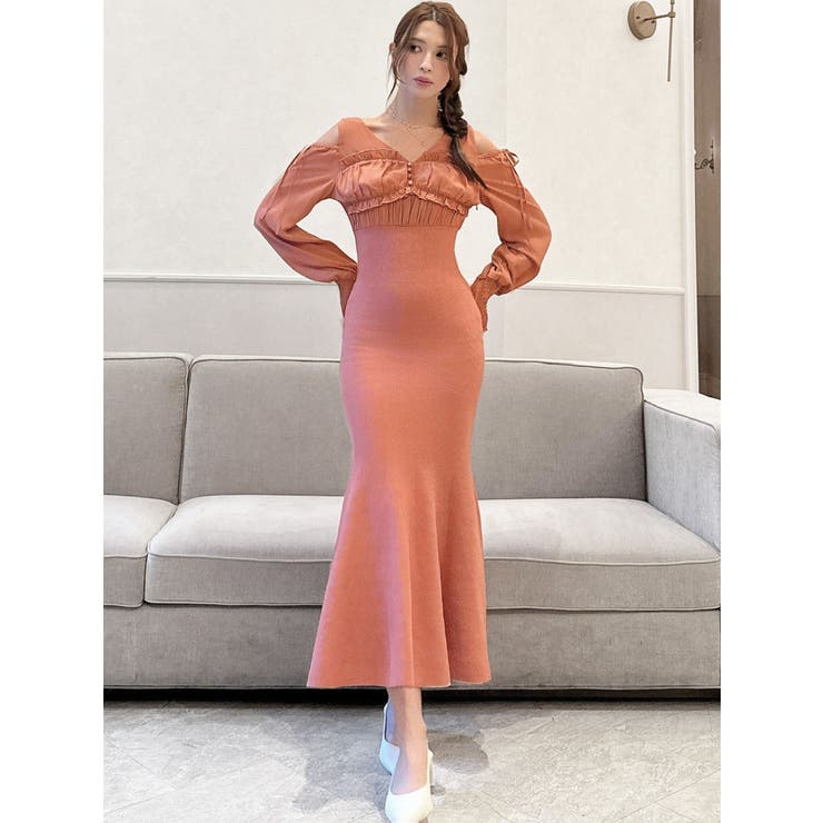 バストギャザーマーメイドワンピース | RESEXXY | 詳細画像11 