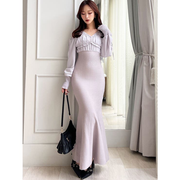 バストギャザーマーメイドワンピース | RESEXXY | 詳細画像15 