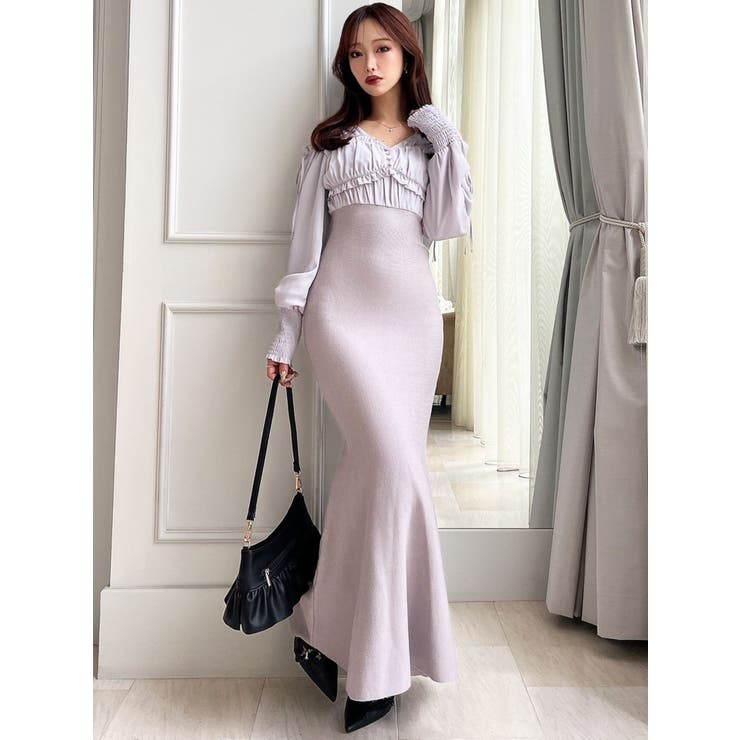 バストギャザーマーメイドワンピース | RESEXXY | 詳細画像16 