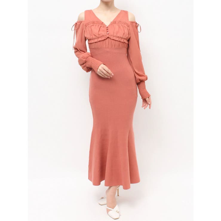 バストギャザーマーメイドワンピース | RESEXXY | 詳細画像34 