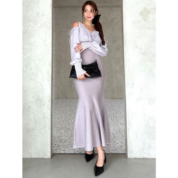 バストギャザーマーメイドワンピース | RESEXXY | 詳細画像8 