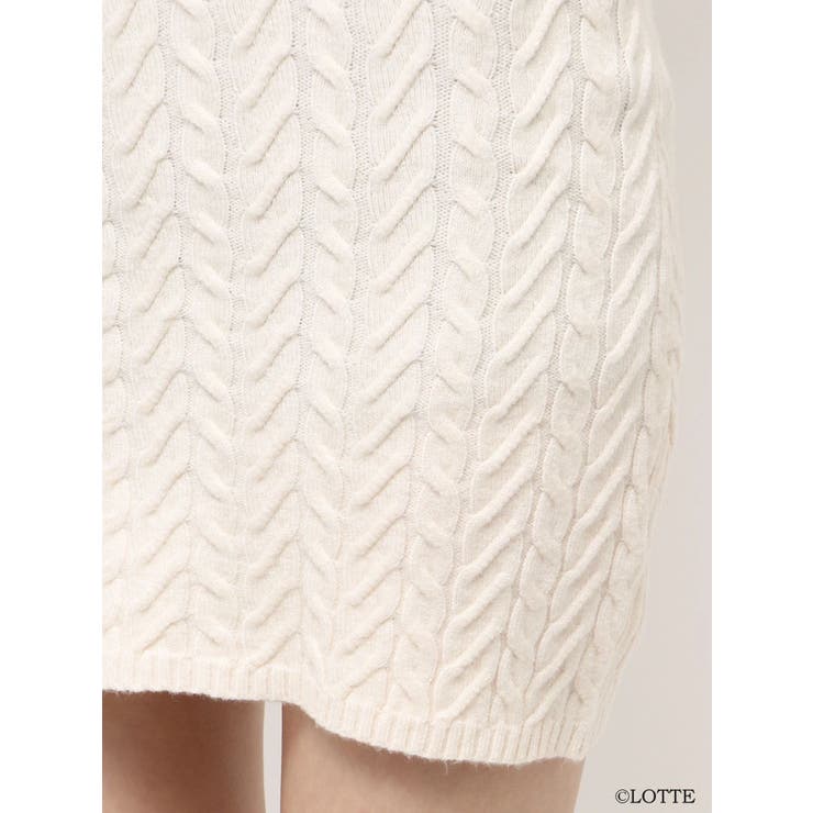 【Ghana】ケーブルニットミニワンピース | RESEXXY | 詳細画像31 