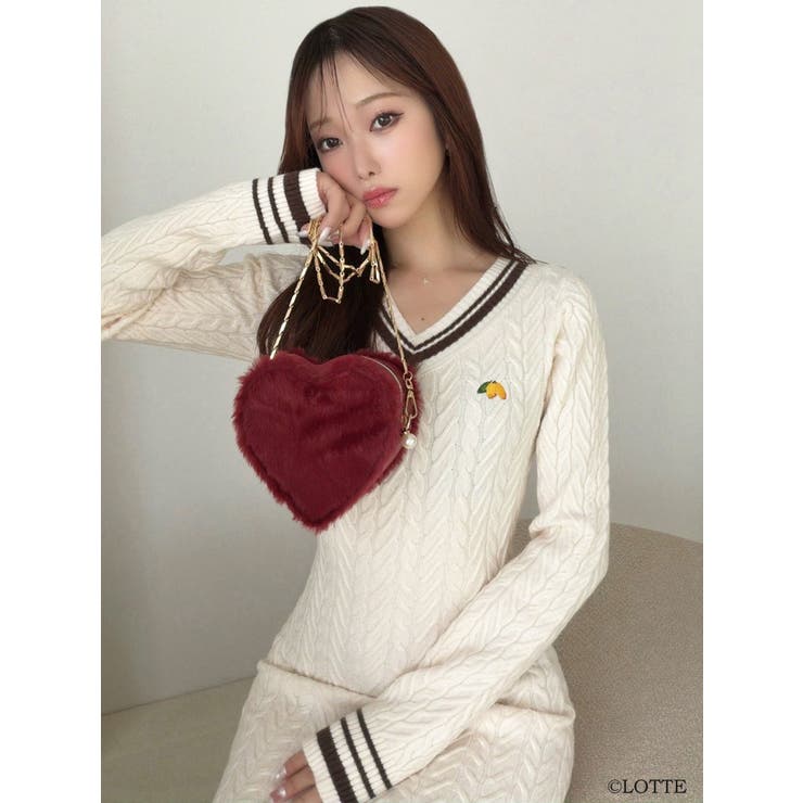 【Ghana】ケーブルニットミニワンピース | RESEXXY | 詳細画像4 