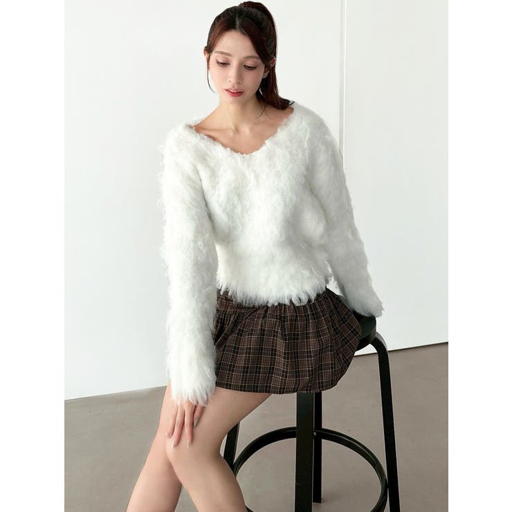 シャギールーズニットトップス | RESEXXY | 詳細画像10 