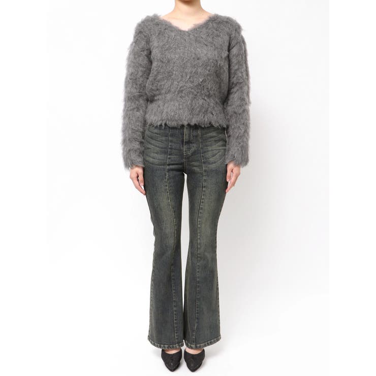 シャギールーズニットトップス | RESEXXY | 詳細画像30 