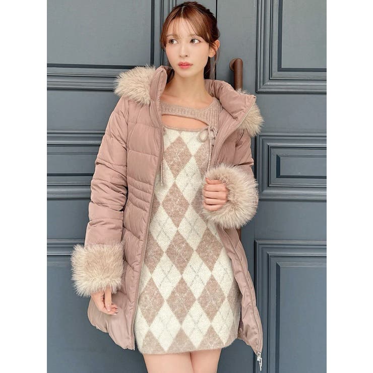 アーガイルタイトニットミニワンピース | RESEXXY | 詳細画像17 