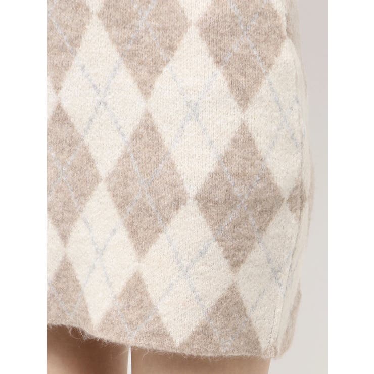 アーガイルタイトニットミニワンピース | RESEXXY | 詳細画像23 