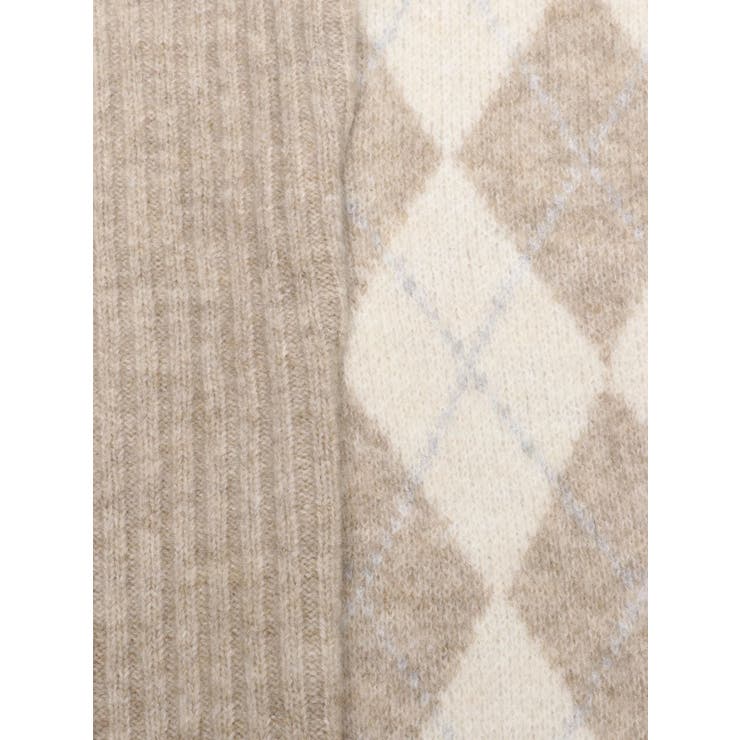 アーガイルタイトニットミニワンピース | RESEXXY | 詳細画像28 