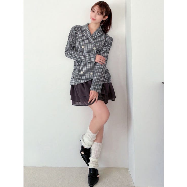 ヘムフリルテーラードミニワンピース | RESEXXY | 詳細画像13 