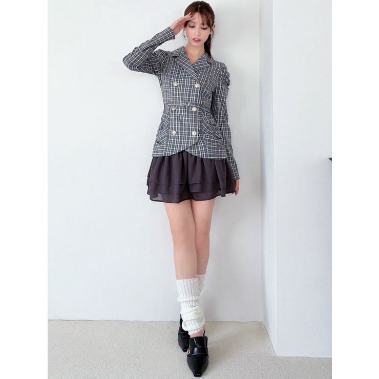 ヘムフリルテーラードミニワンピース | RESEXXY | 詳細画像14 