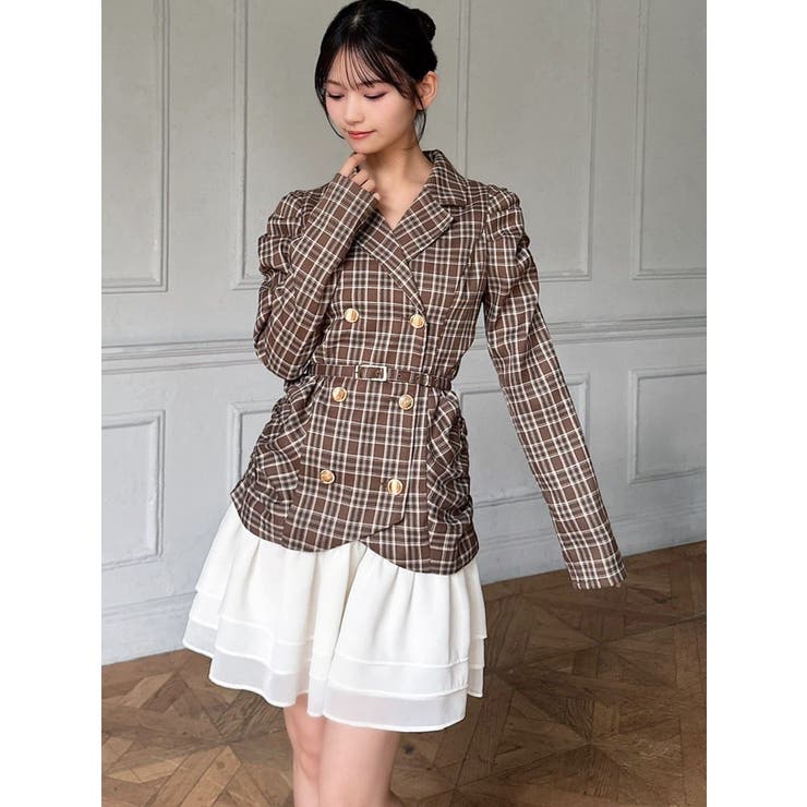 ヘムフリルテーラードミニワンピース | RESEXXY | 詳細画像2 