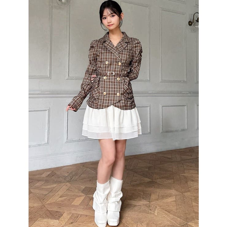 ヘムフリルテーラードミニワンピース | RESEXXY | 詳細画像5 