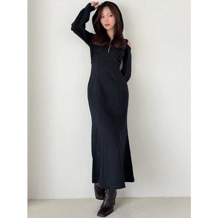 【追加生産分】レイヤードフーディワンピース | RESEXXY | 詳細画像11 