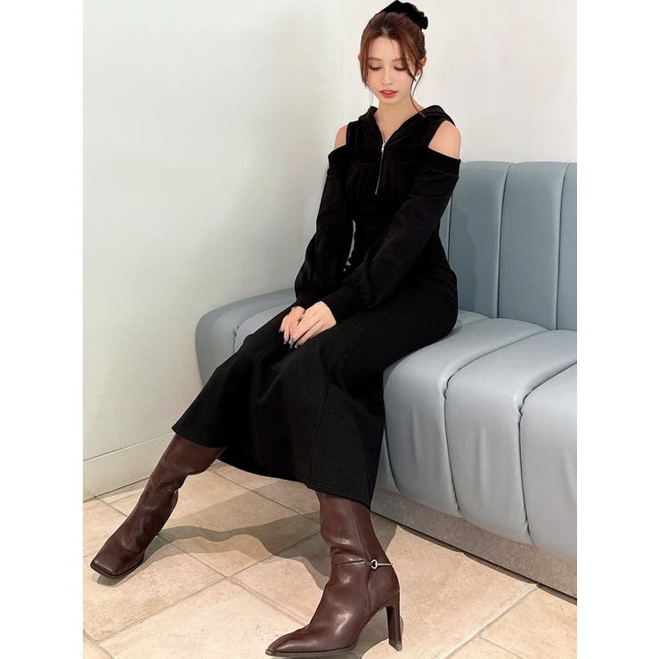 【追加生産分】レイヤードフーディワンピース | RESEXXY | 詳細画像12 