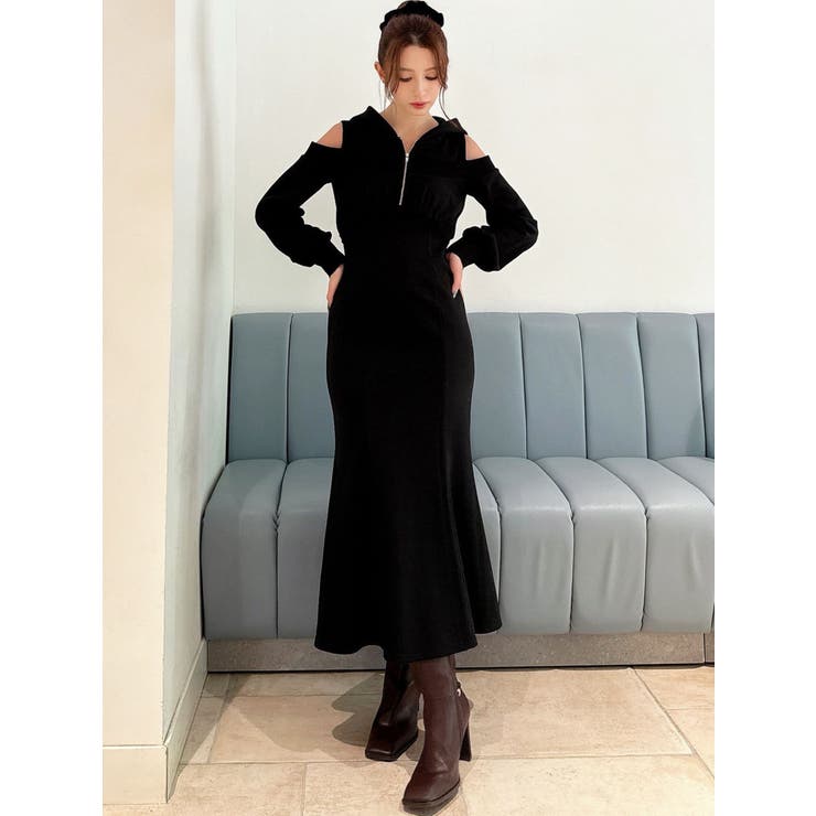 【追加生産分】レイヤードフーディワンピース | RESEXXY | 詳細画像14 