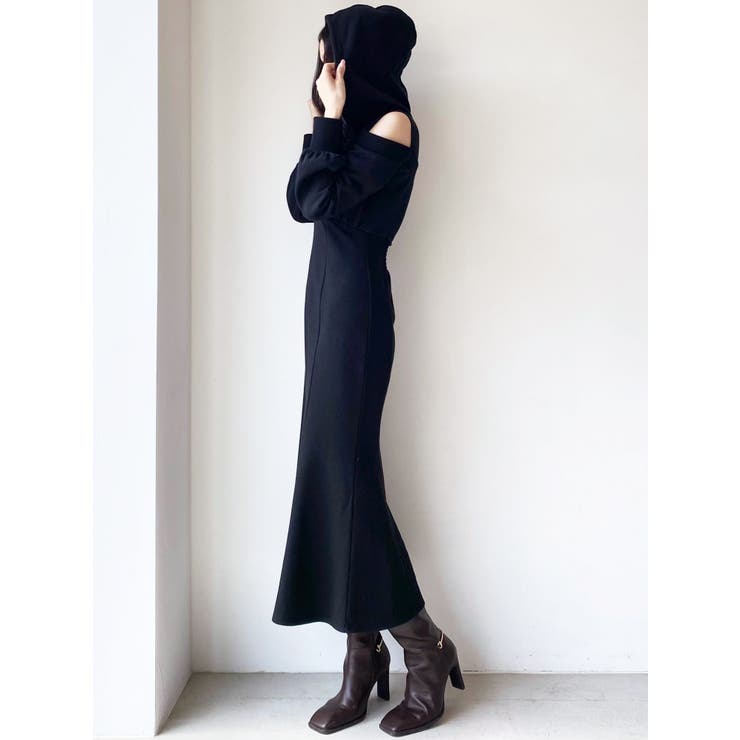 【追加生産分】レイヤードフーディワンピース | RESEXXY | 詳細画像17 