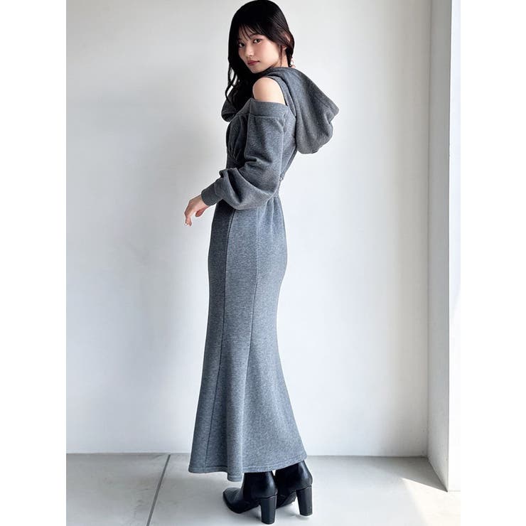 【追加生産分】レイヤードフーディワンピース | RESEXXY | 詳細画像2 