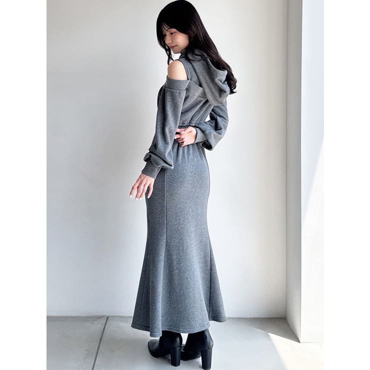 【追加生産分】レイヤードフーディワンピース | RESEXXY | 詳細画像3 