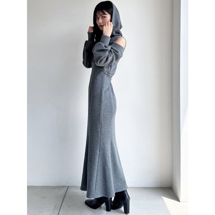 【追加生産分】レイヤードフーディワンピース | RESEXXY | 詳細画像4 